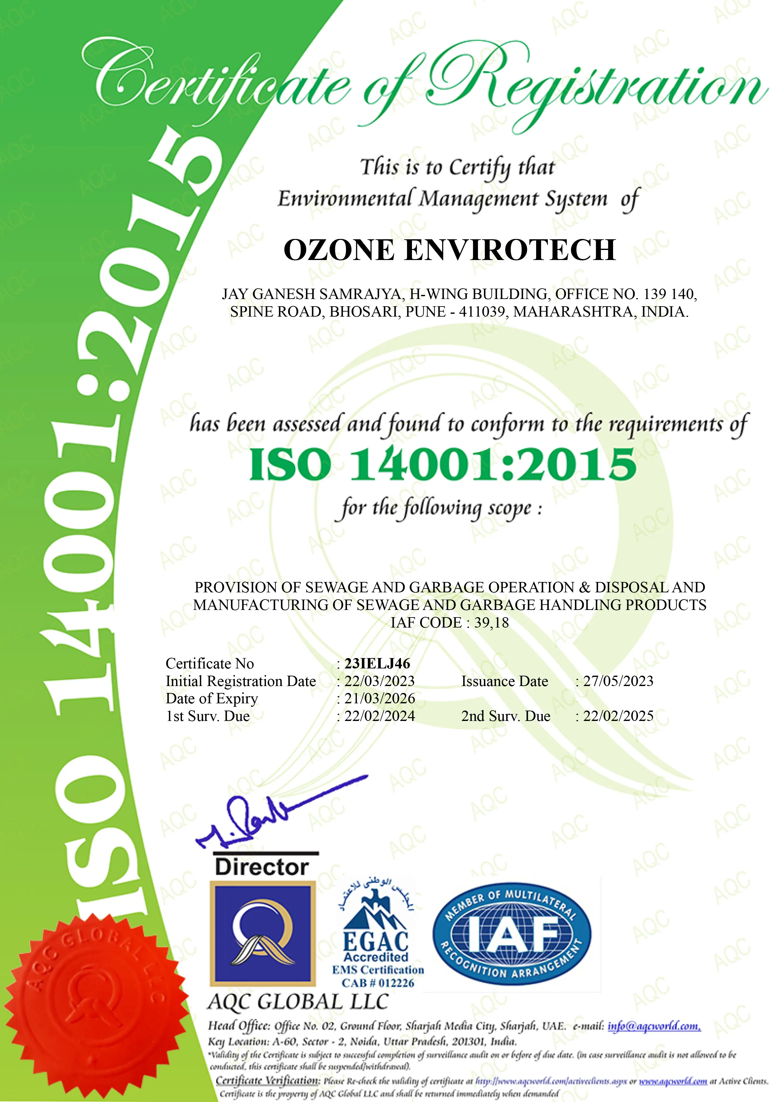 Ozone-Envirotech-ISO-14001